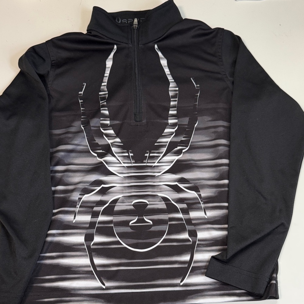 2 Spyder kids mid layer shirts size small